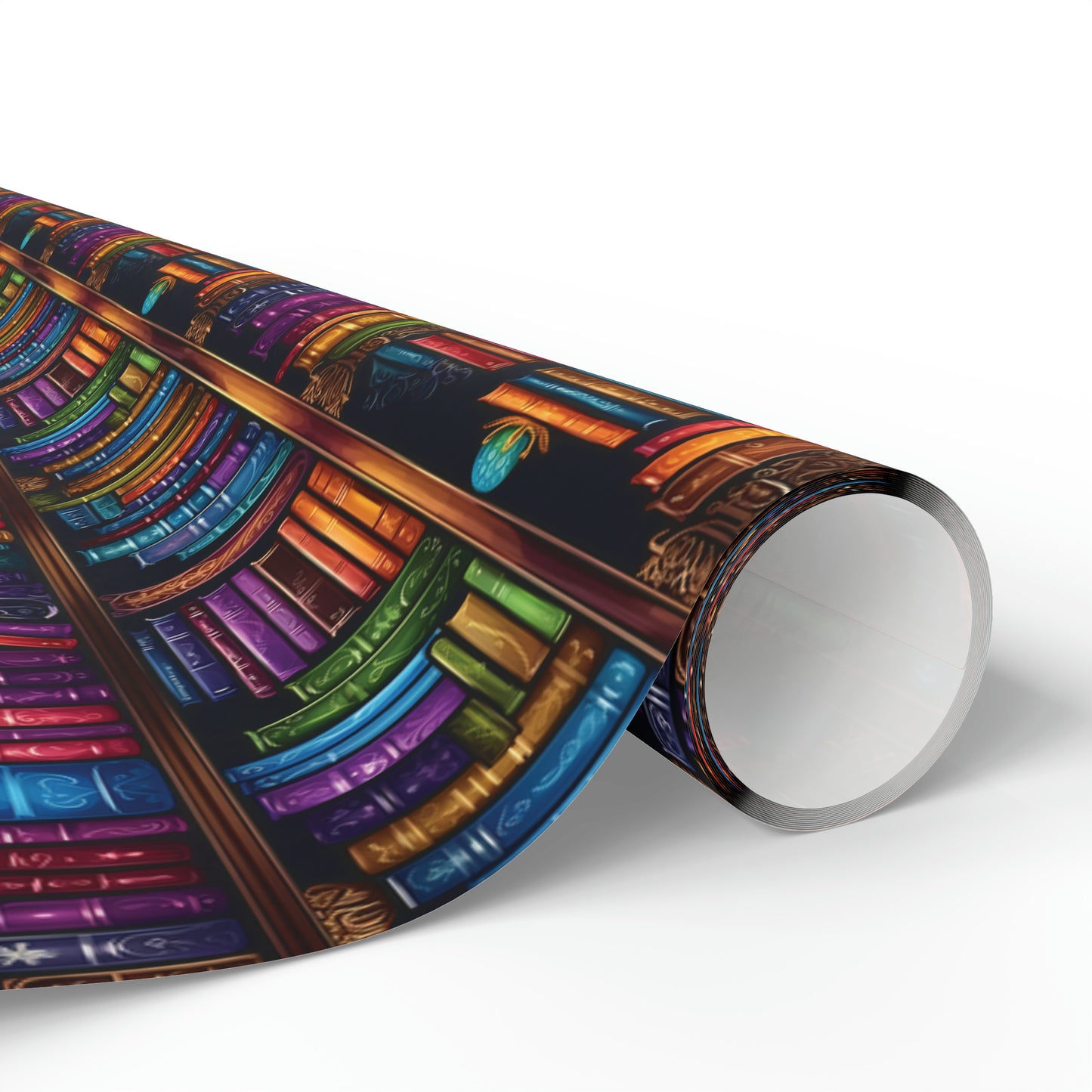 Bookshelf Wrapping Paper
