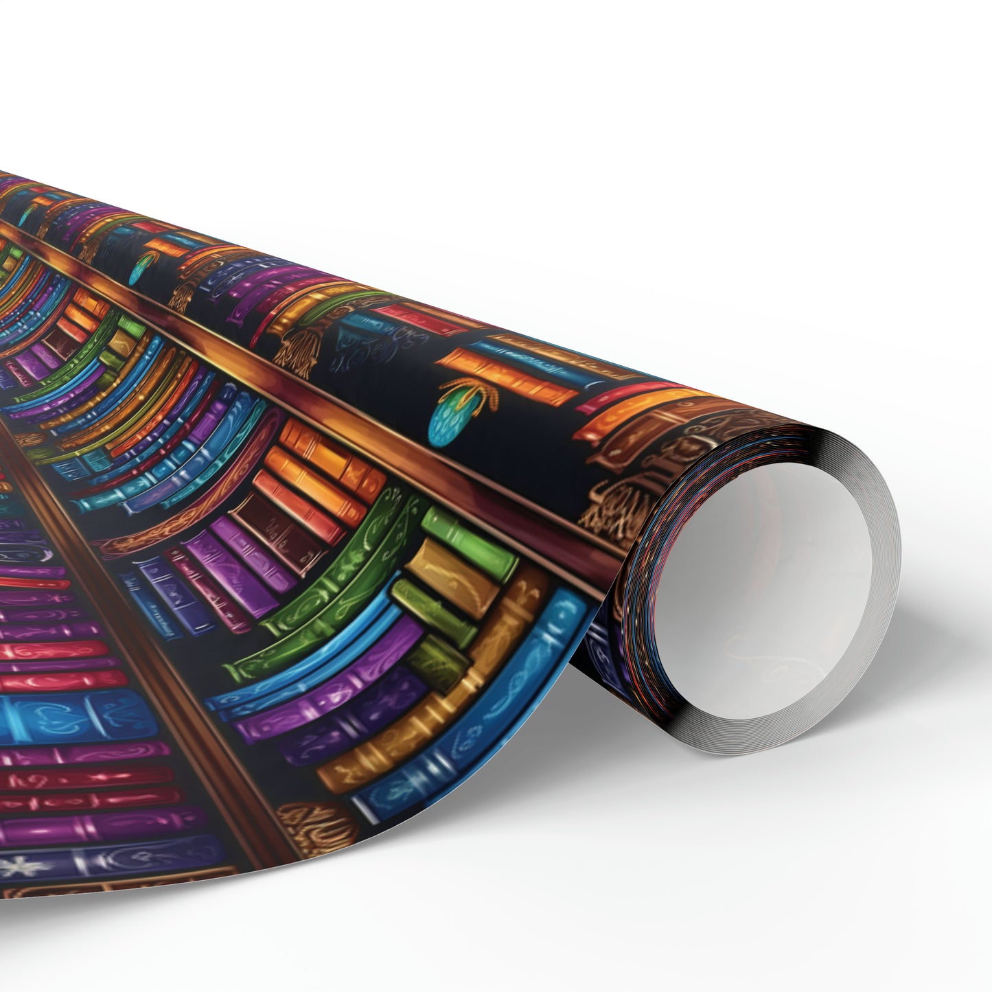 Bookshelf Wrapping Paper