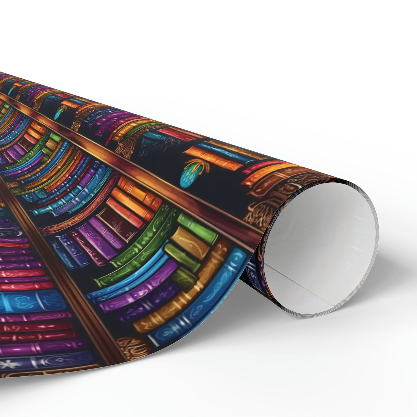 Bookshelf Wrapping Paper