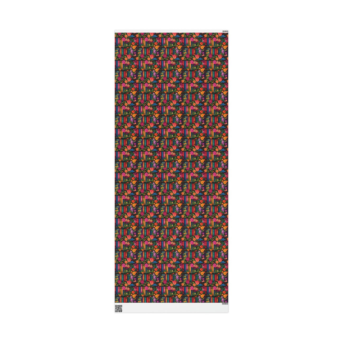 Floral Bookish Wrapping Paper