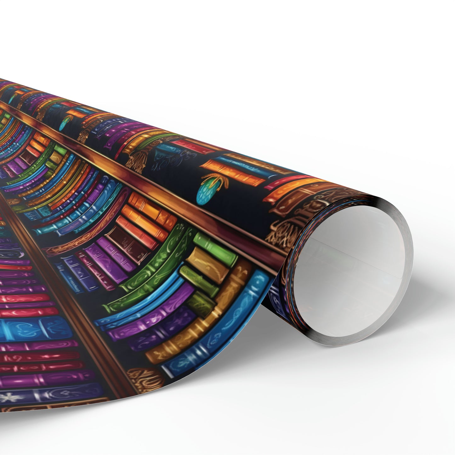 Bookshelf Wrapping Paper