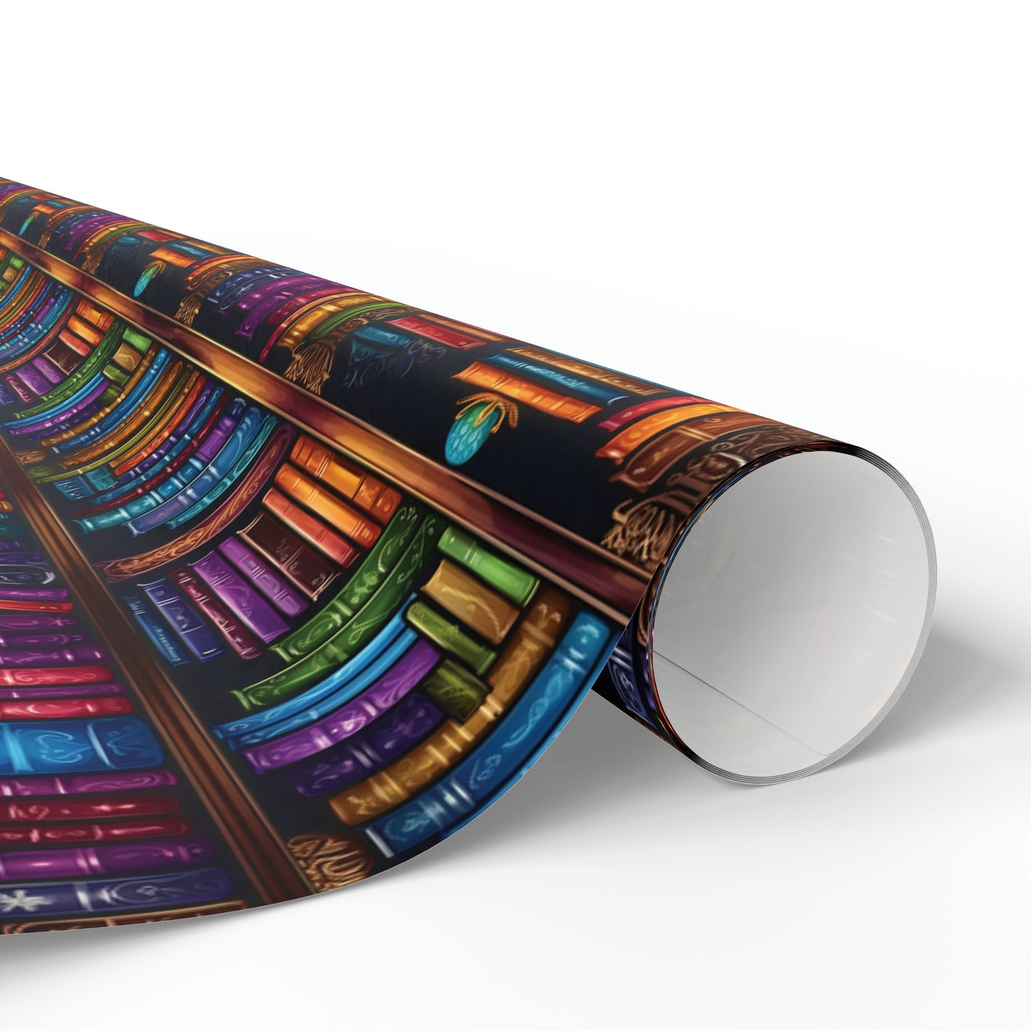 Bookshelf Wrapping Paper