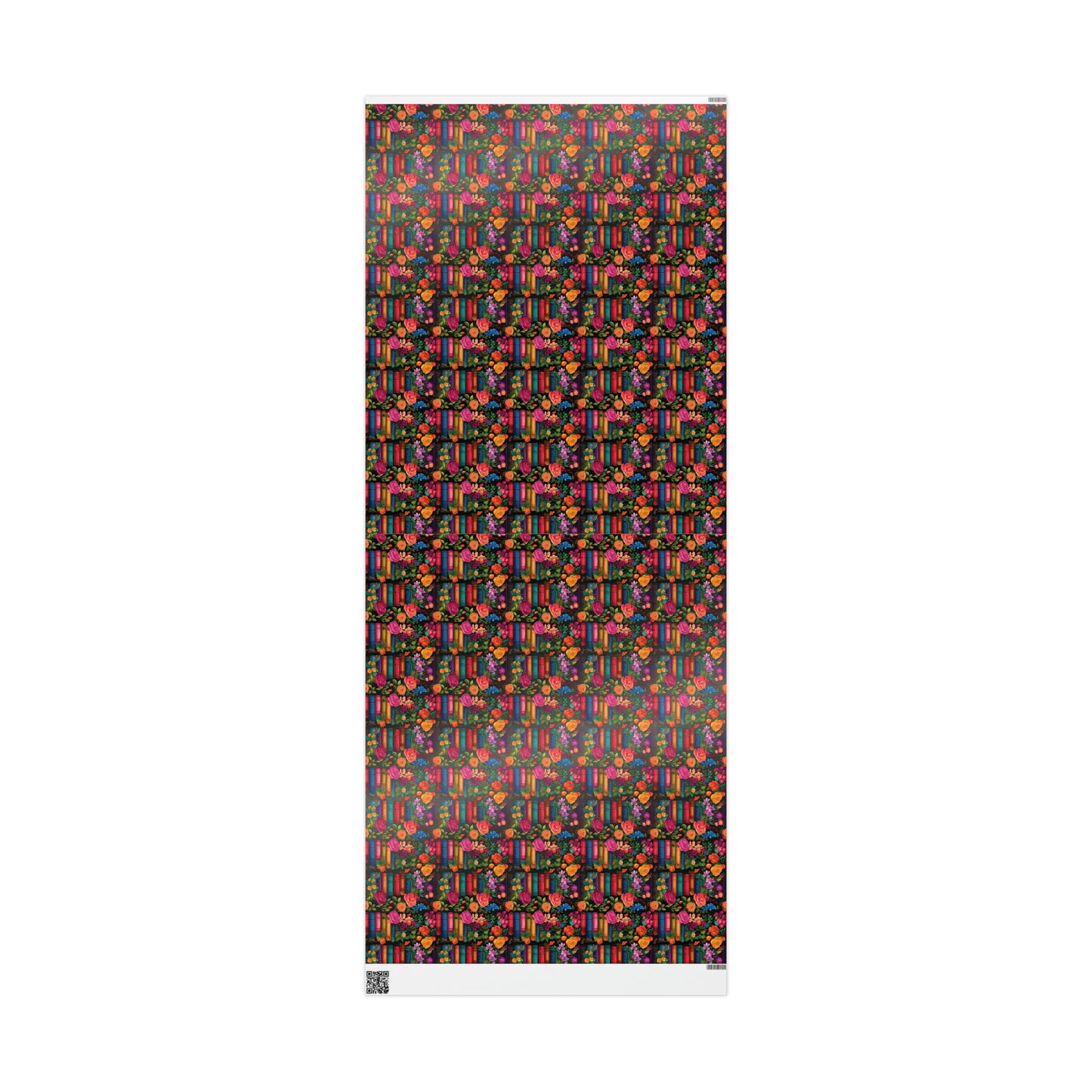 Floral Bookish Wrapping Paper
