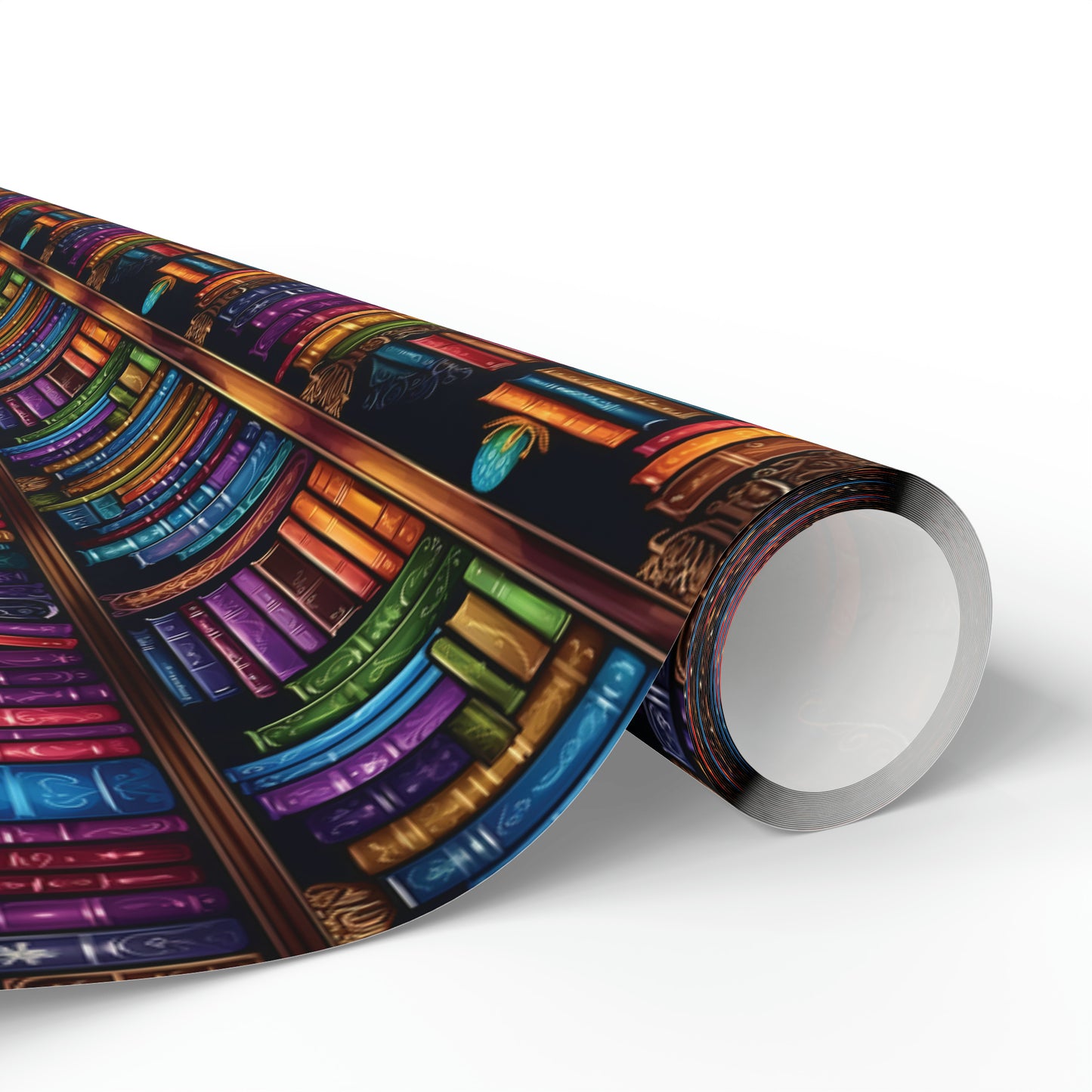 Bookshelf Wrapping Paper