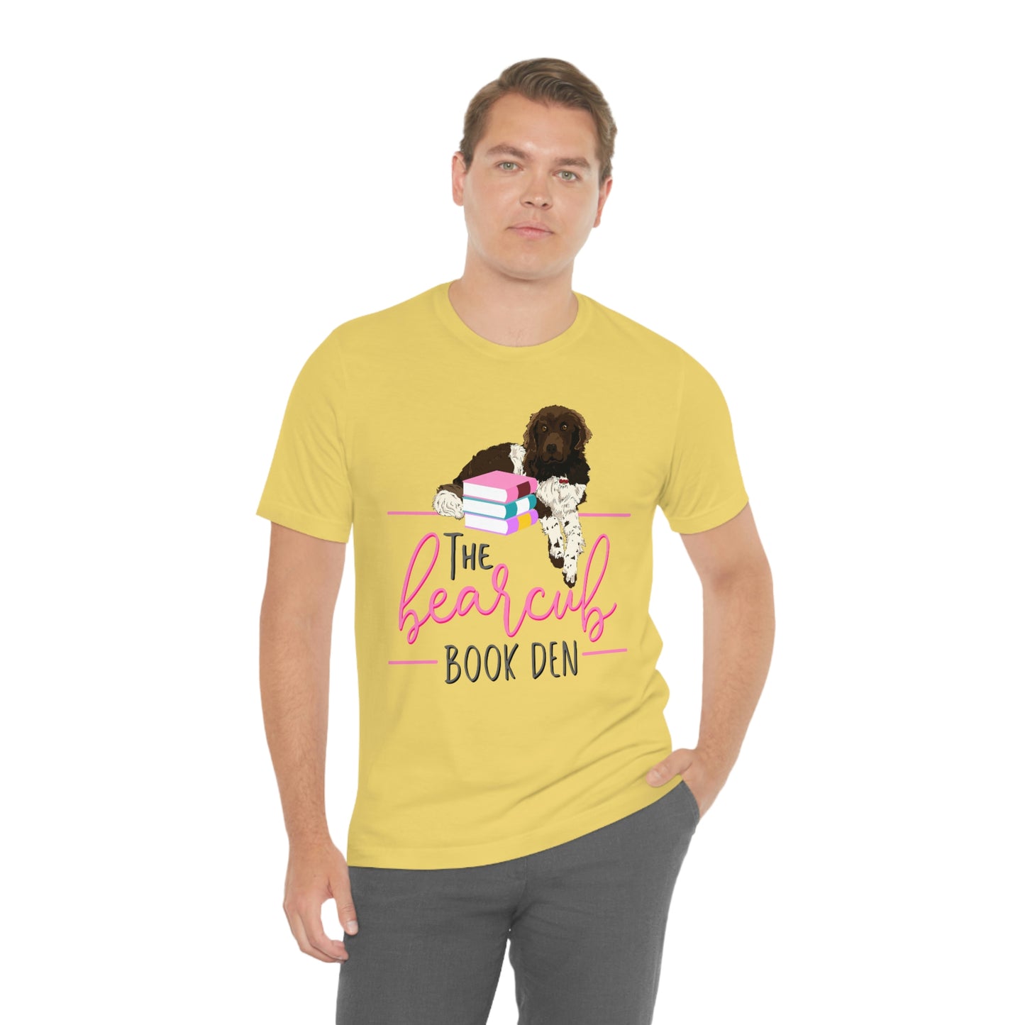 The Bearcub Book Den Unisex Jersey Short Sleeve Tee