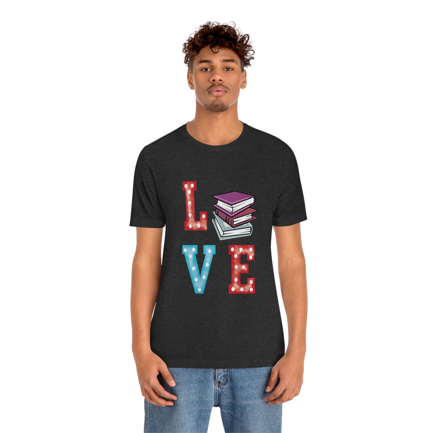 Book Love Unisex Jersey Short Sleeve Tee
