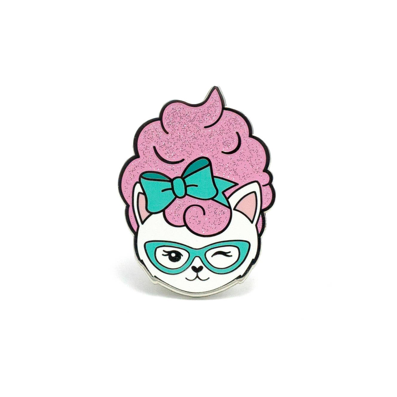 Cotton Kitty Pin