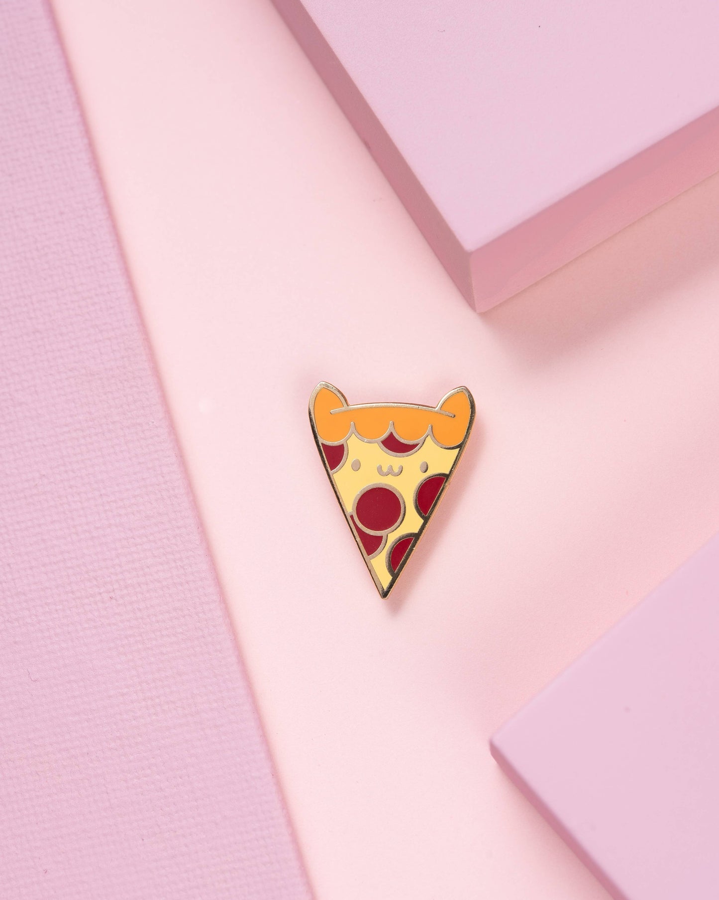 Pizza Cat Enamel Pin