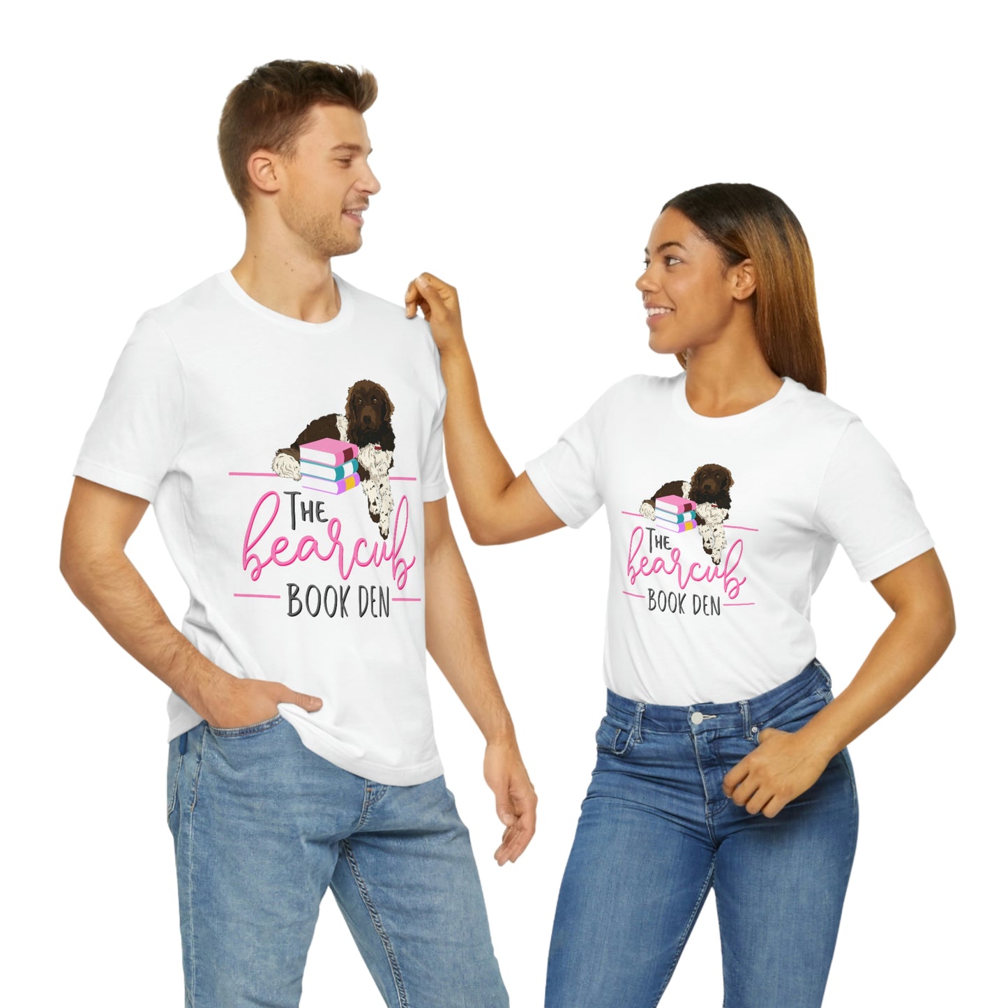 The Bearcub Book Den Unisex Jersey Short Sleeve Tee