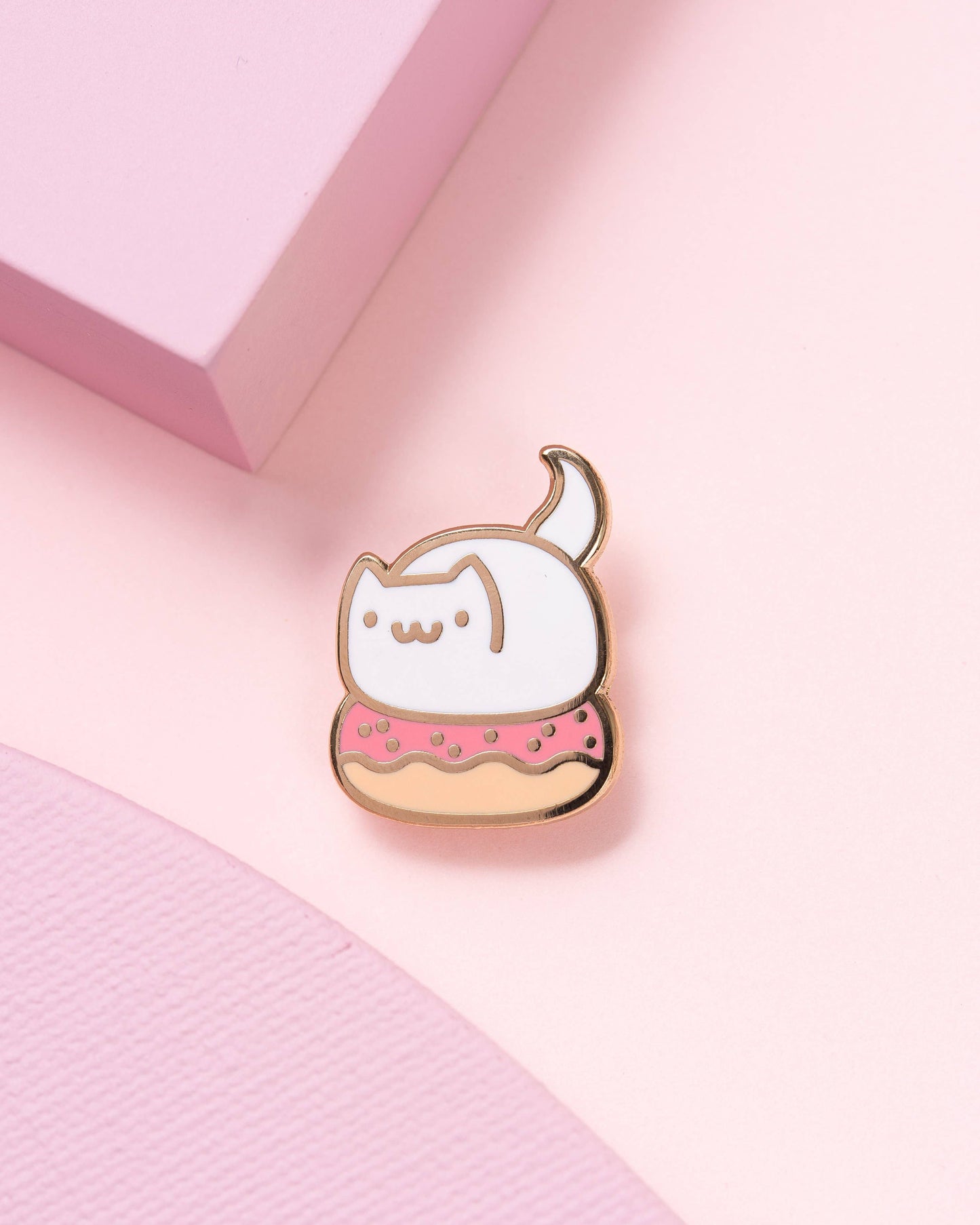 Donut Cat Enamel Pin