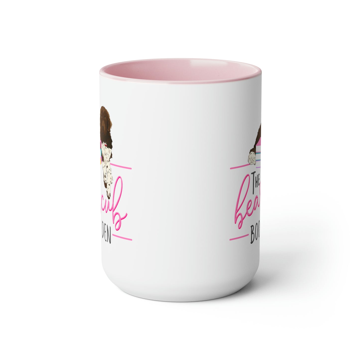The Bearcub Book Den Two-Tone Coffee Mug, 15oz