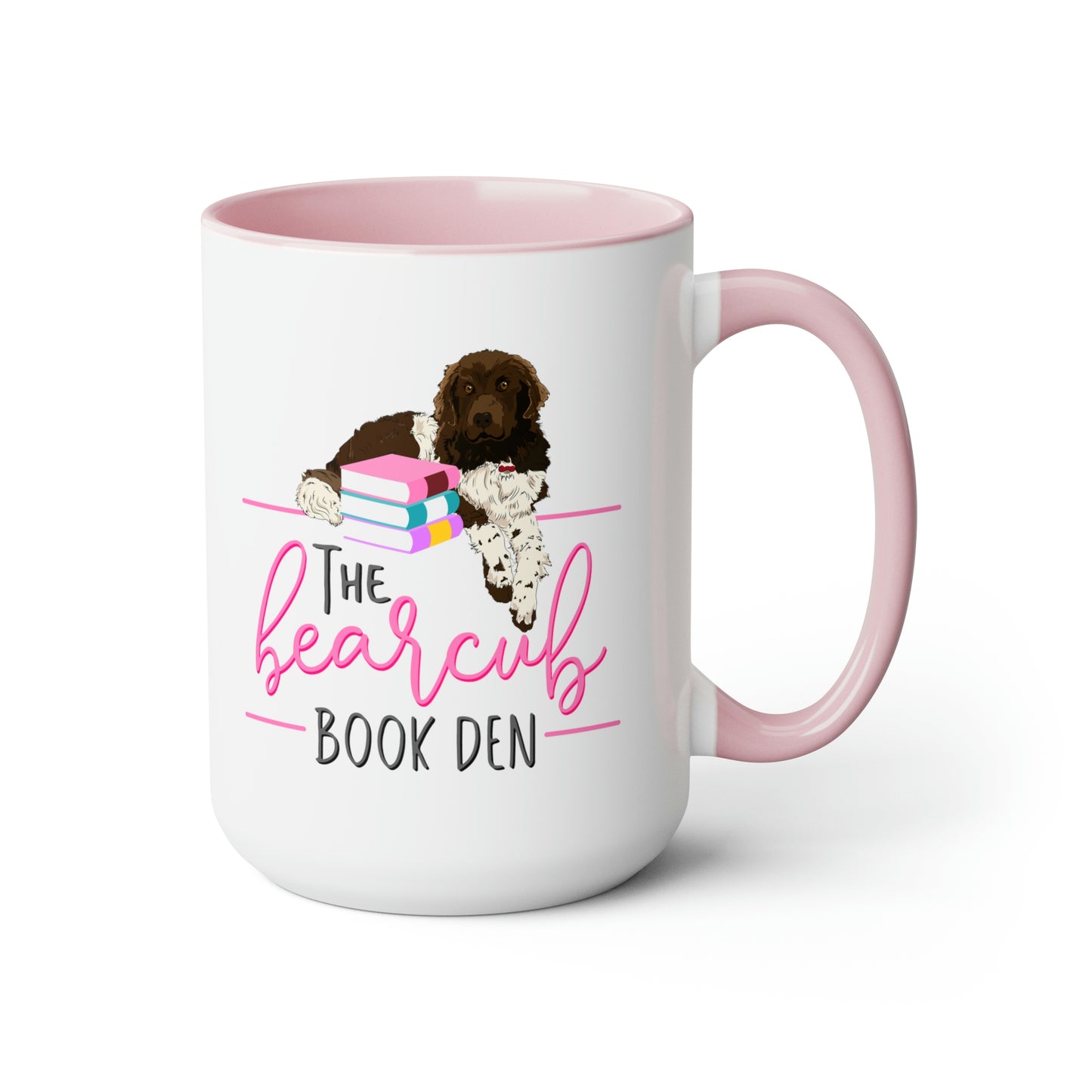The Bearcub Book Den Two-Tone Coffee Mug, 15oz