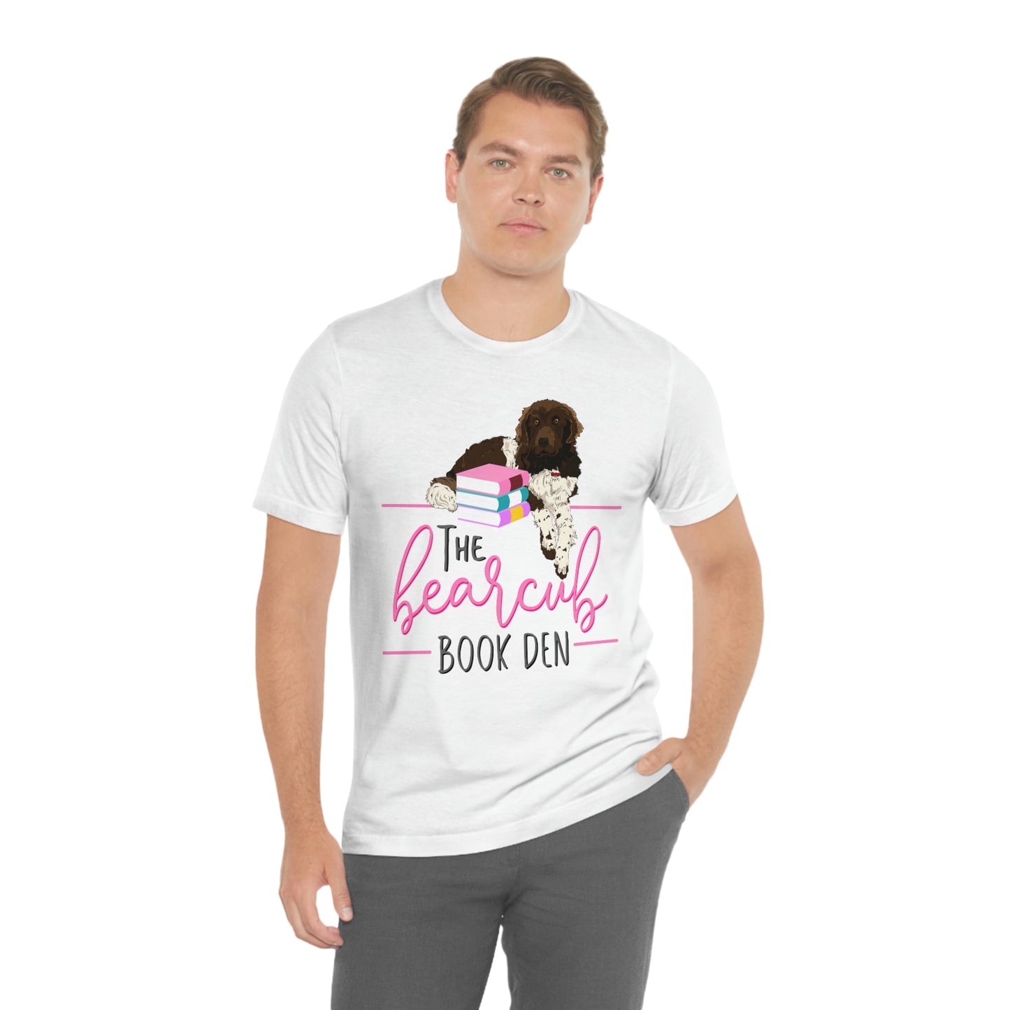 The Bearcub Book Den Unisex Jersey Short Sleeve Tee