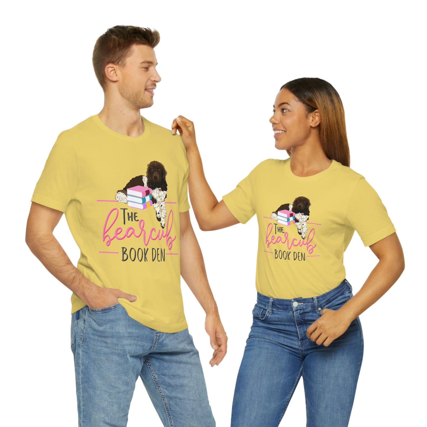 The Bearcub Book Den Unisex Jersey Short Sleeve Tee