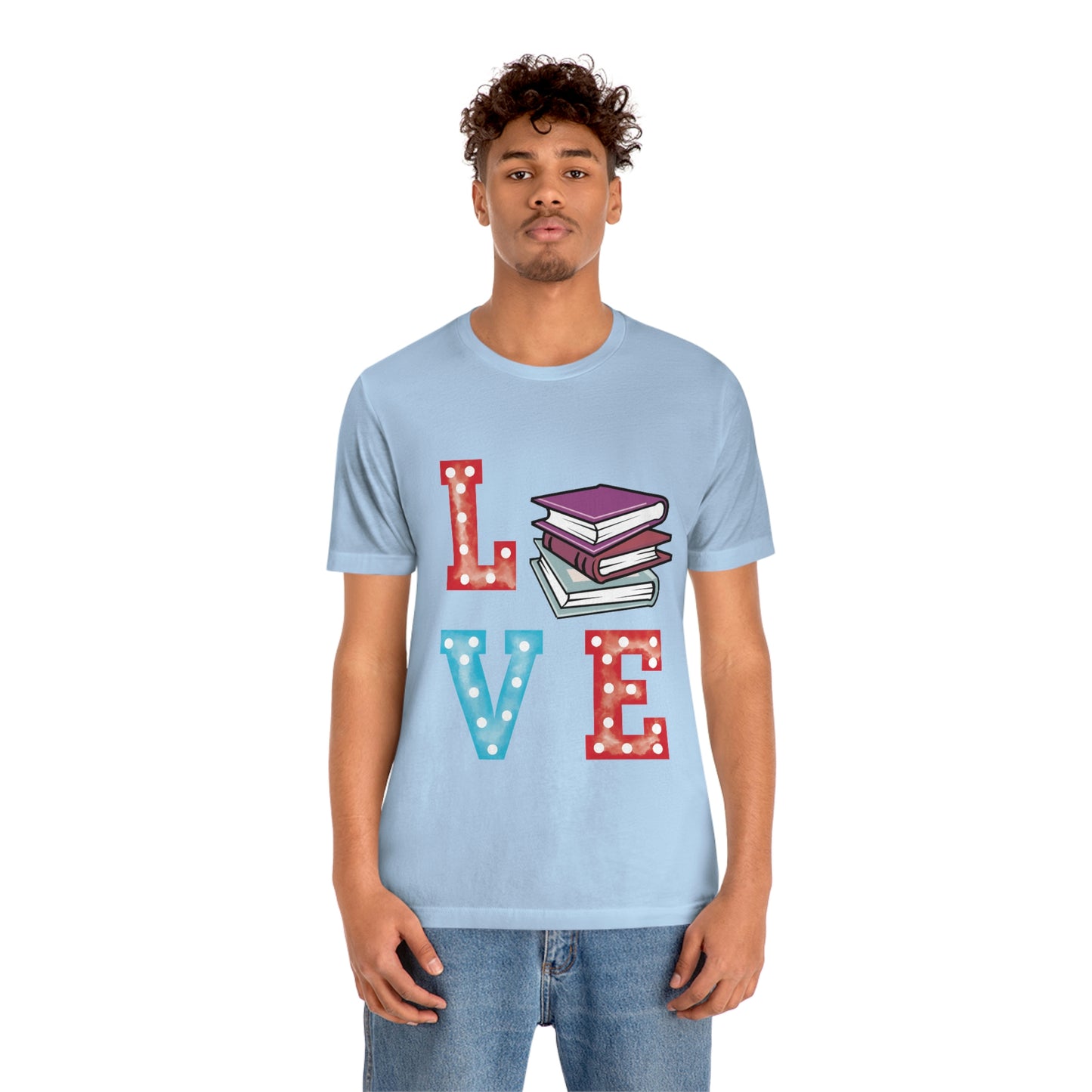 Book Love Unisex Jersey Short Sleeve Tee