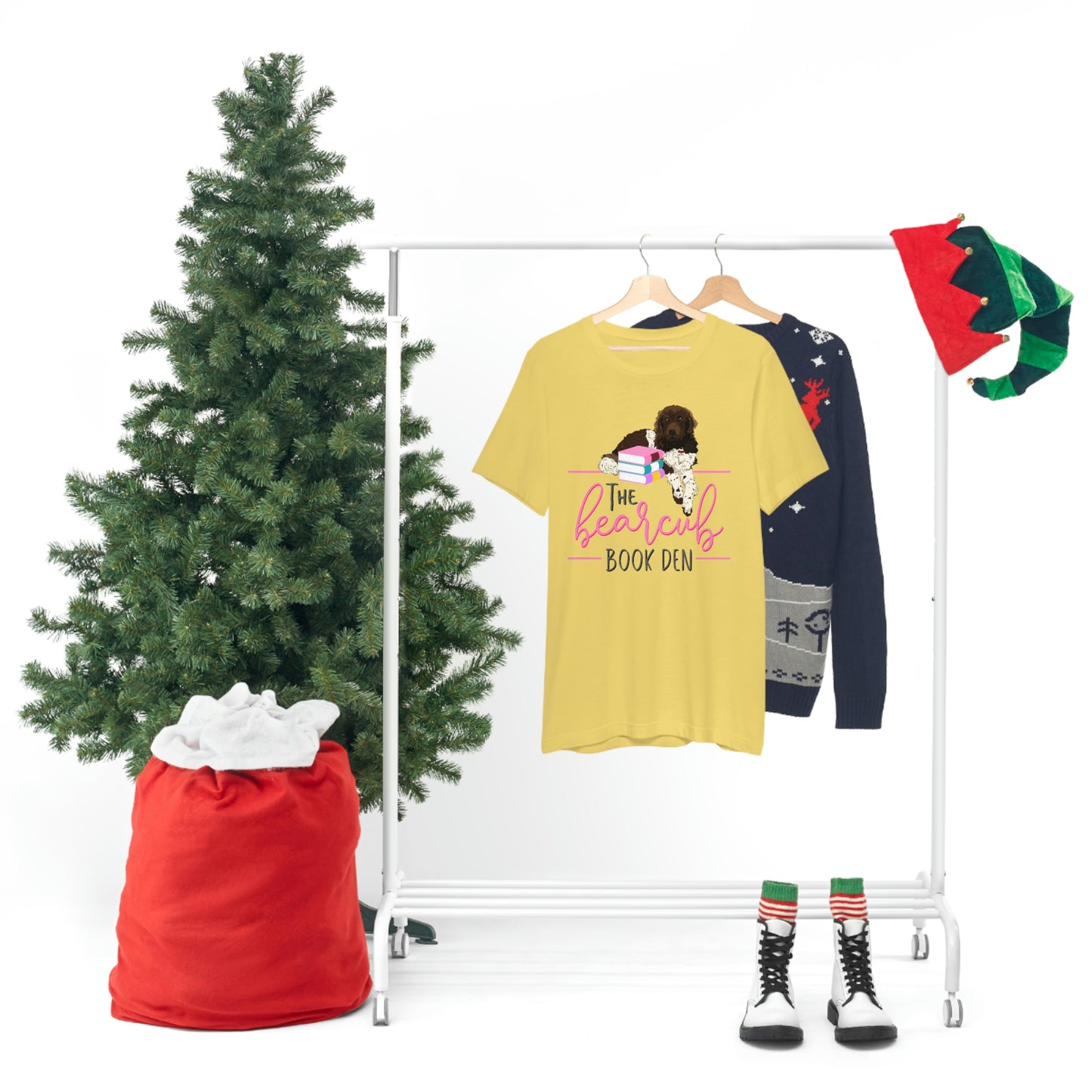 The Bearcub Book Den Unisex Jersey Short Sleeve Tee