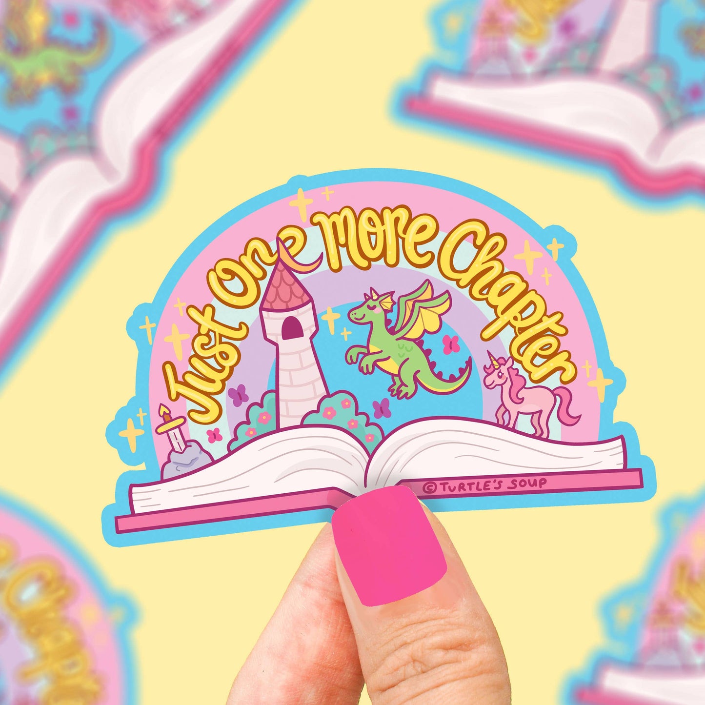 Turtle's Soup - One More Chapter Fairy Tale Water Bottle Vinyl Sticker