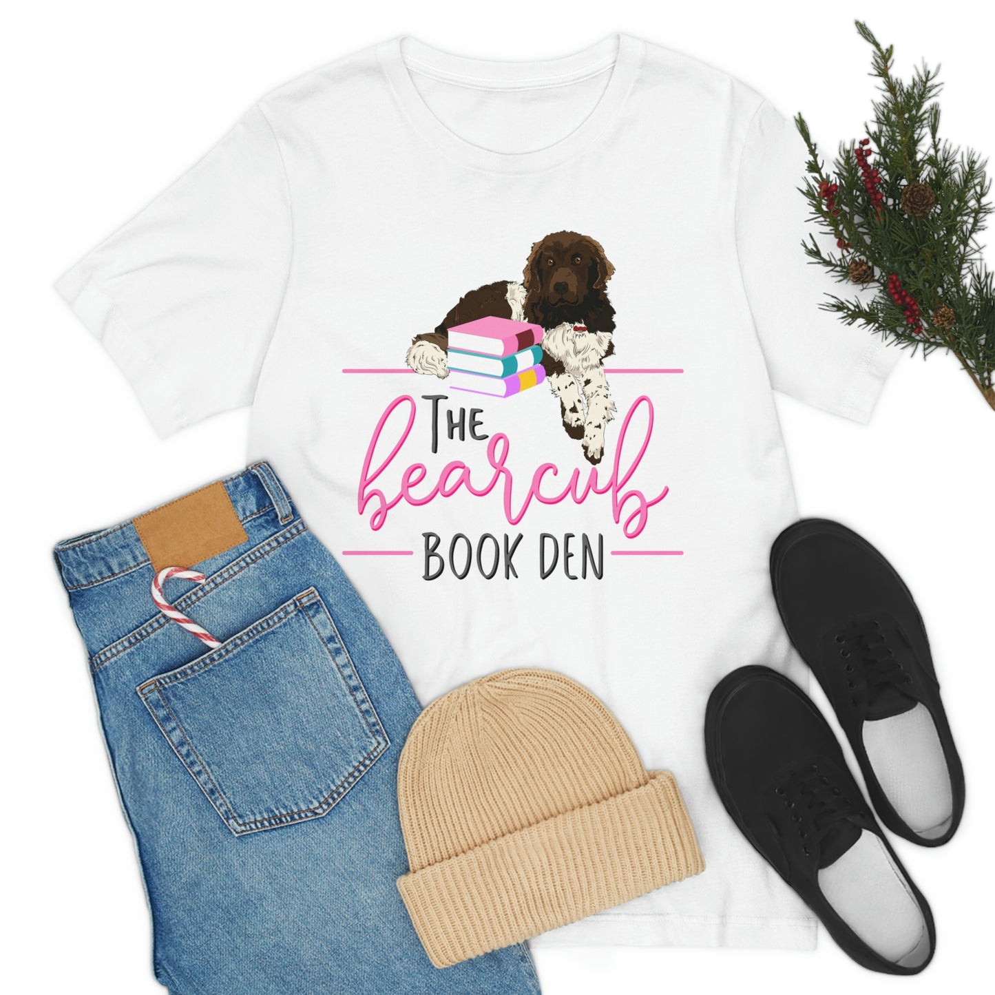 The Bearcub Book Den Unisex Jersey Short Sleeve Tee