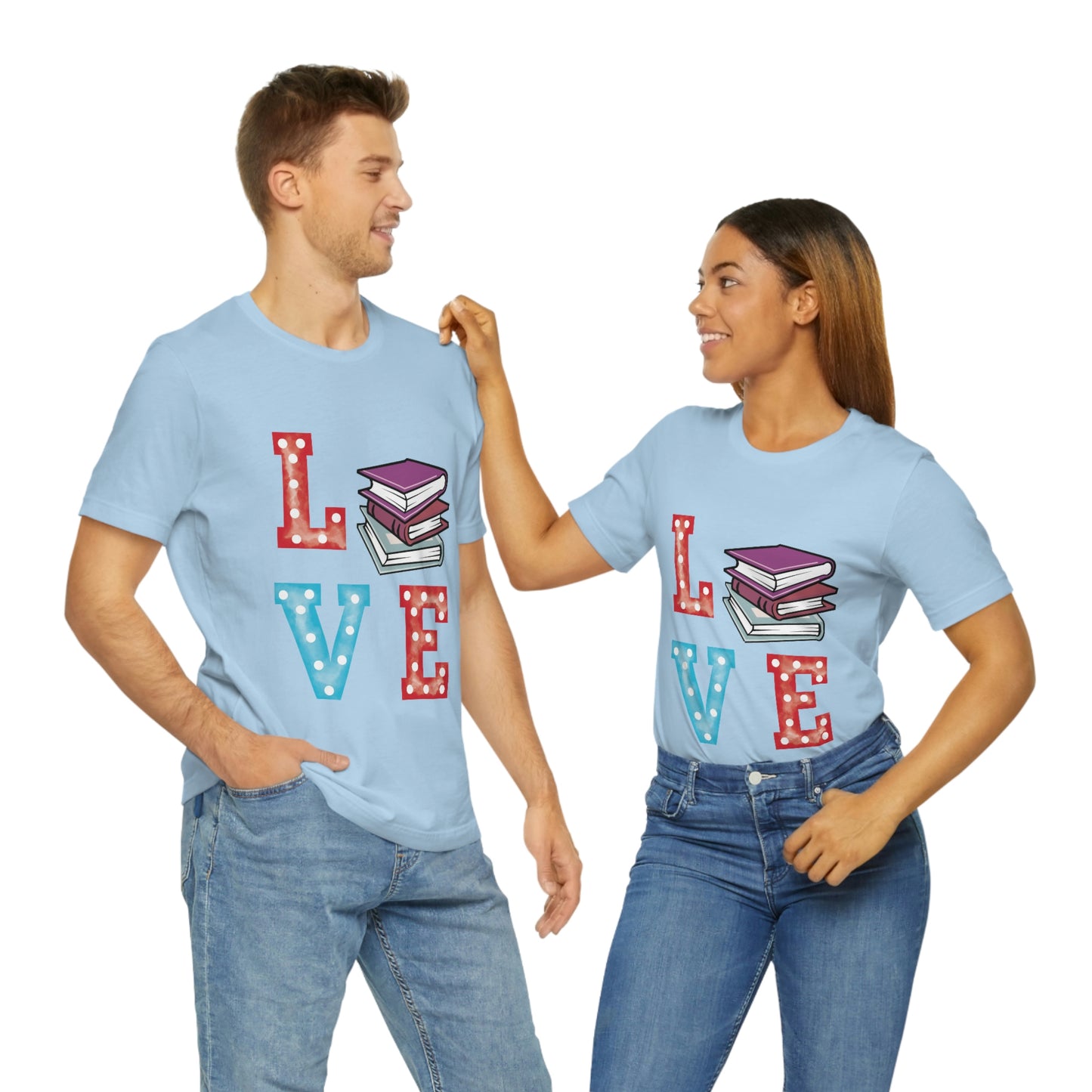 Book Love Unisex Jersey Short Sleeve Tee