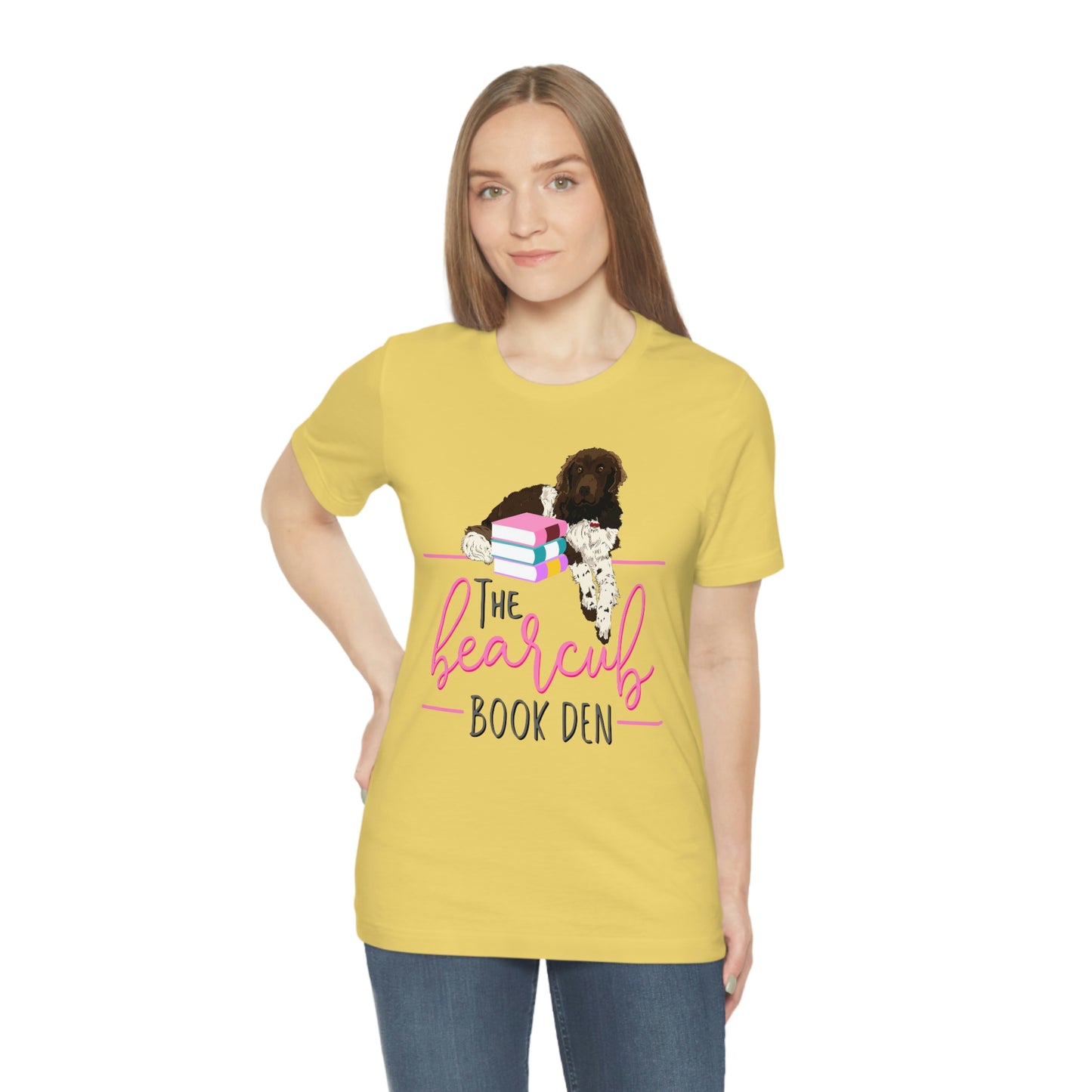 The Bearcub Book Den Unisex Jersey Short Sleeve Tee