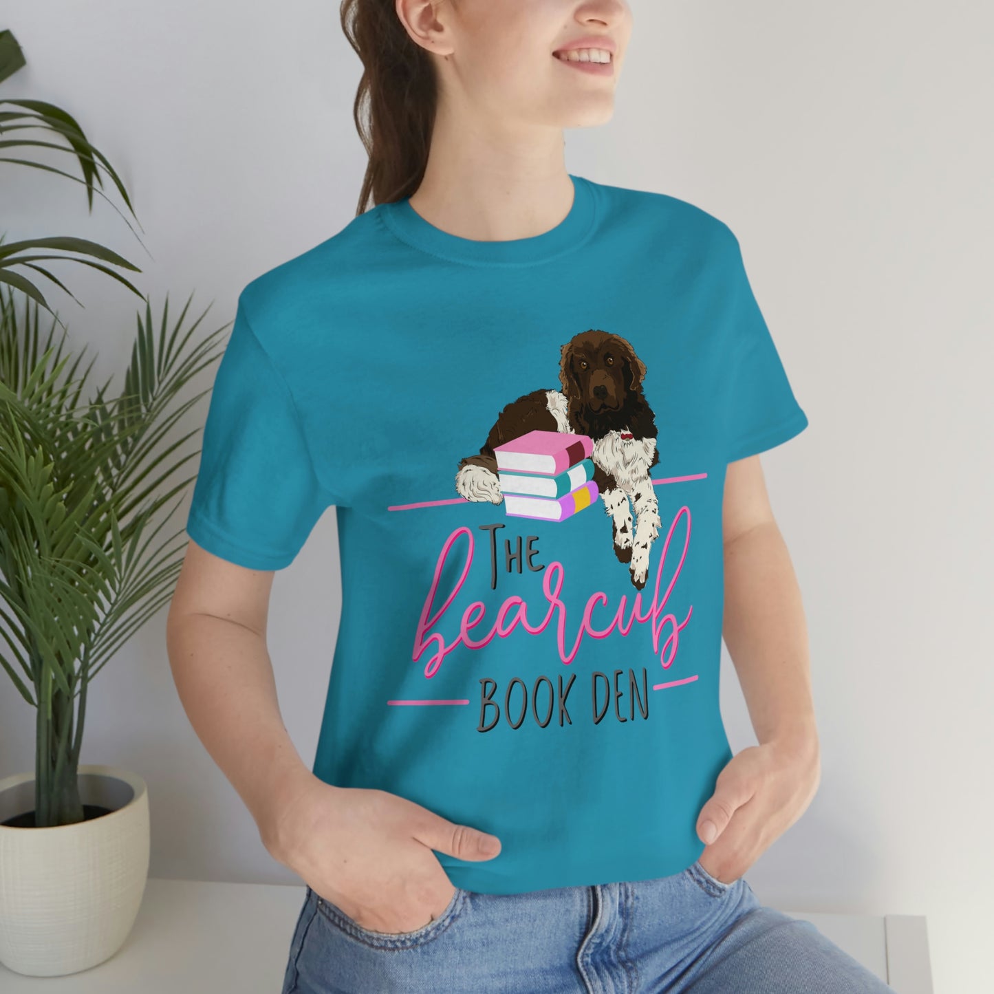 The Bearcub Book Den Unisex Jersey Short Sleeve Tee