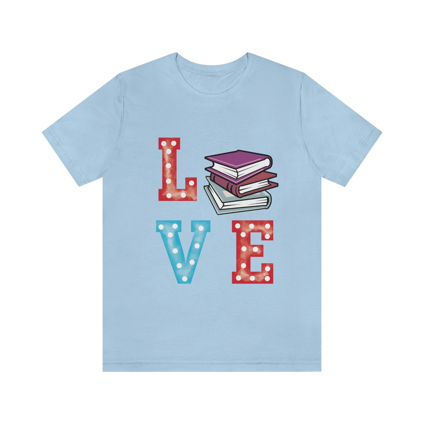 Book Love Unisex Jersey Short Sleeve Tee