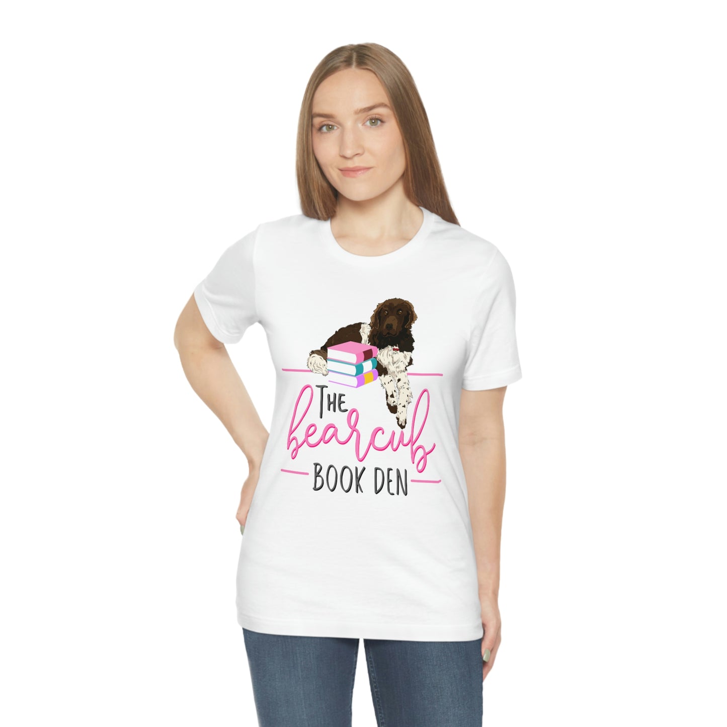 The Bearcub Book Den Unisex Jersey Short Sleeve Tee