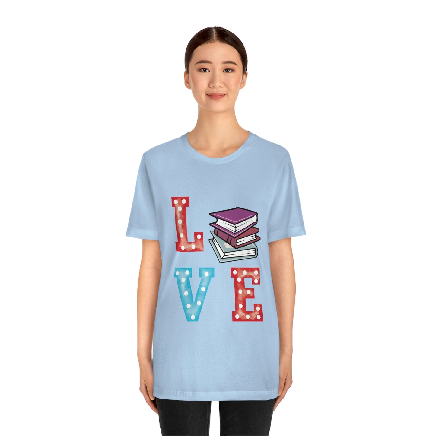 Book Love Unisex Jersey Short Sleeve Tee