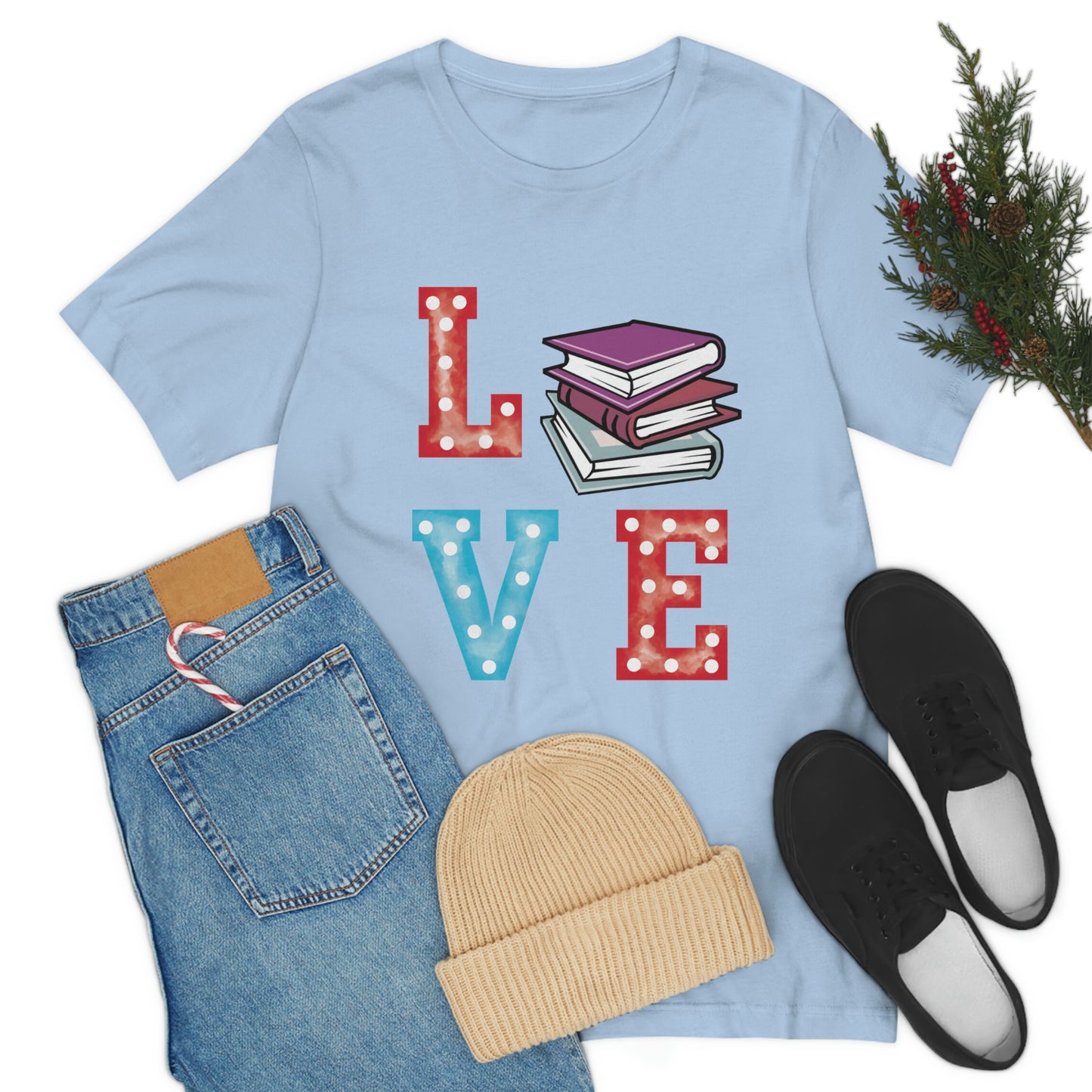 Book Love Unisex Jersey Short Sleeve Tee