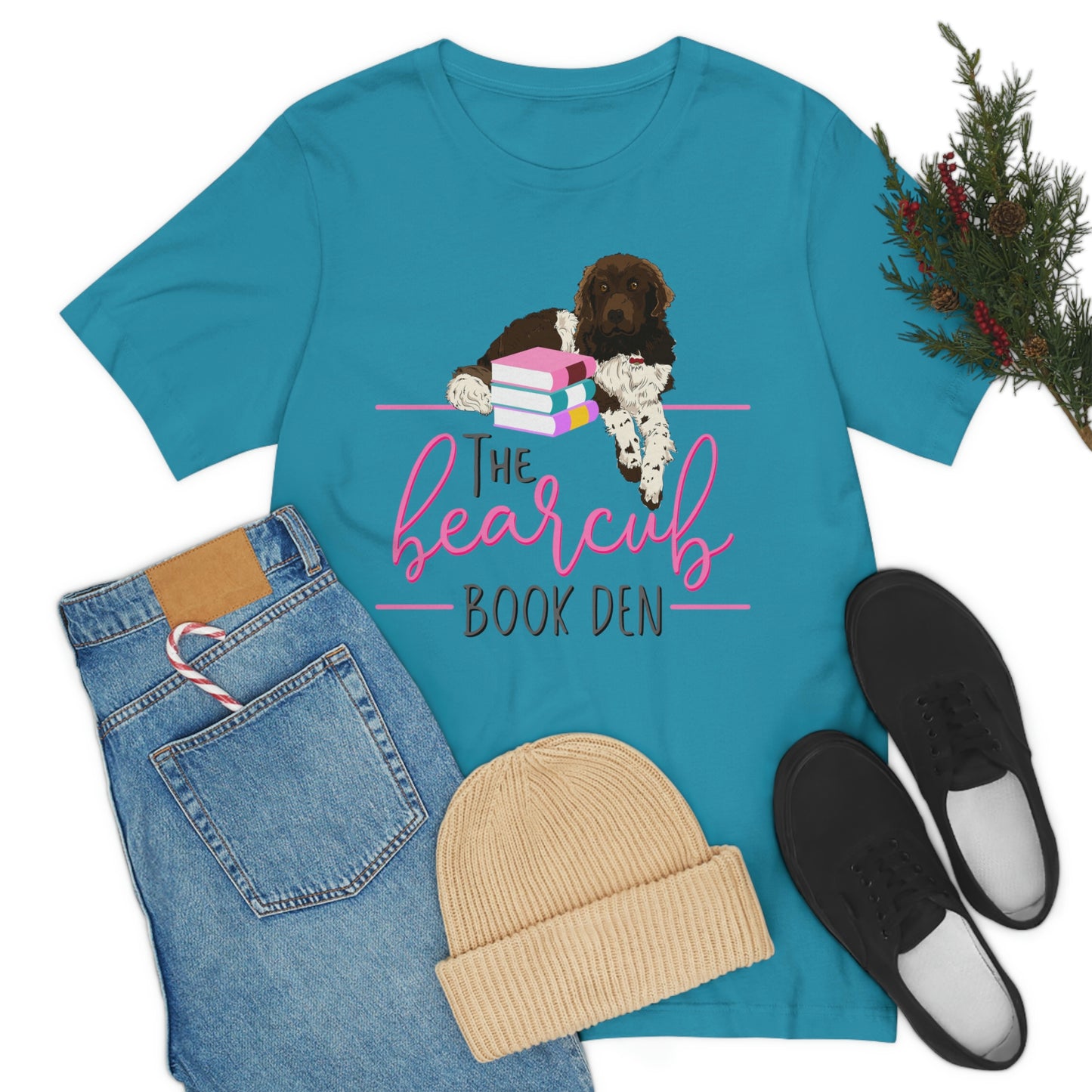 The Bearcub Book Den Unisex Jersey Short Sleeve Tee