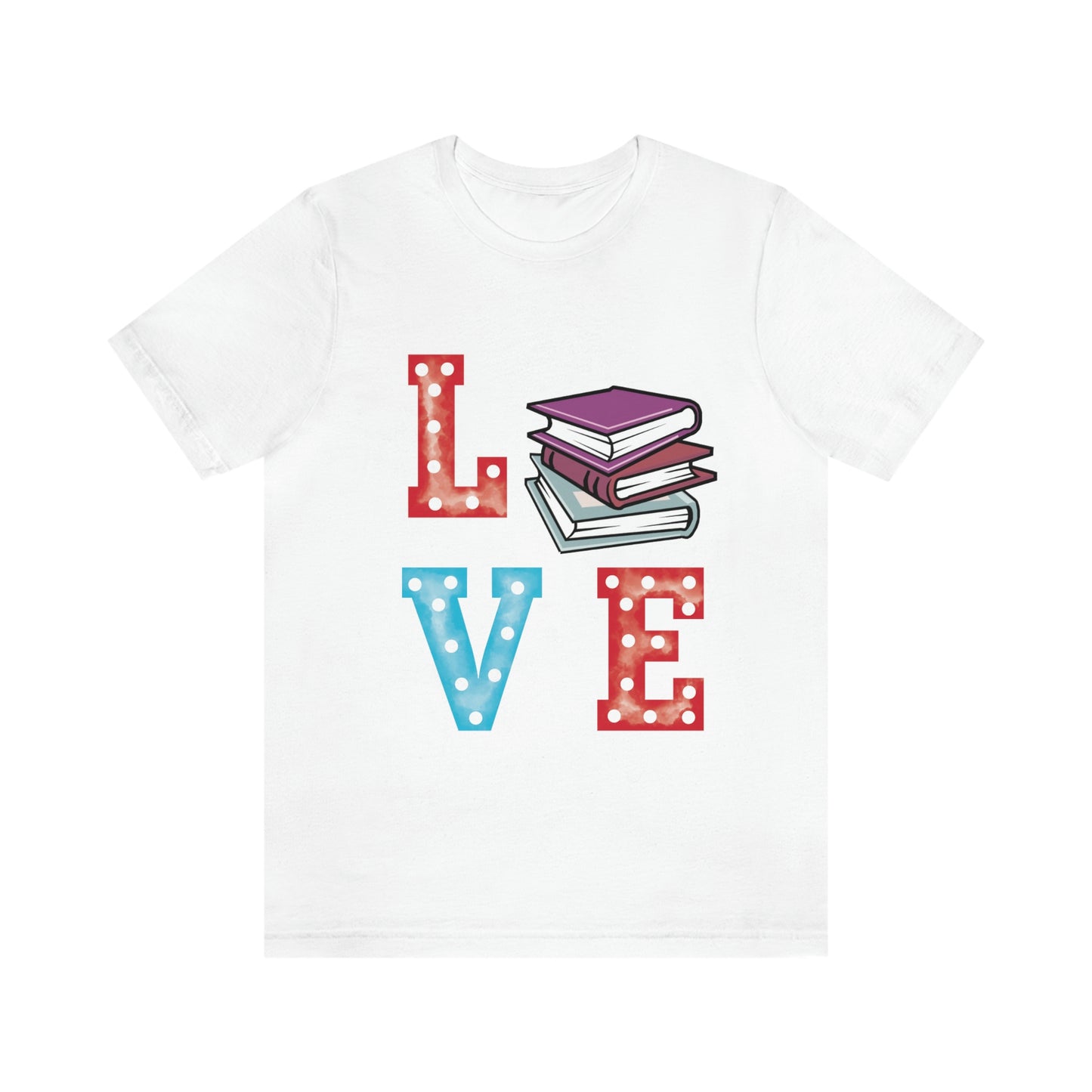 Book Love Unisex Jersey Short Sleeve Tee