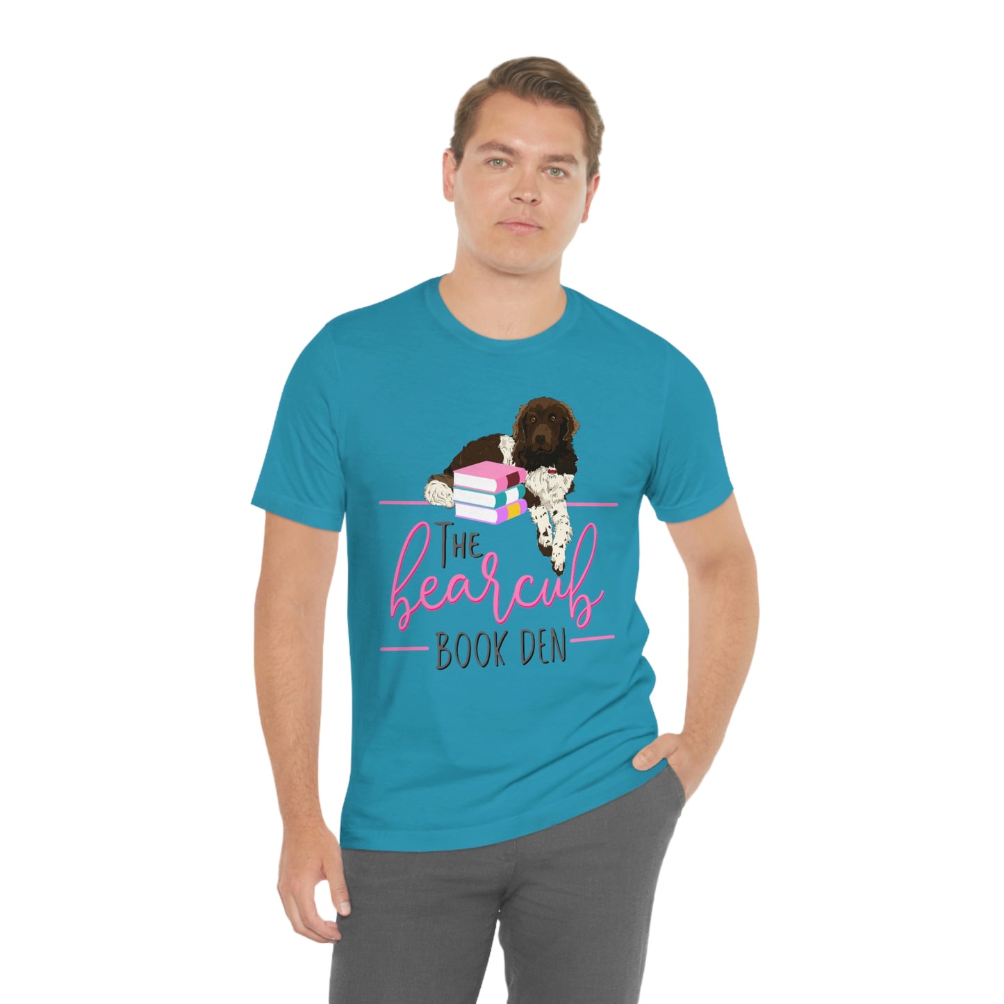 The Bearcub Book Den Unisex Jersey Short Sleeve Tee