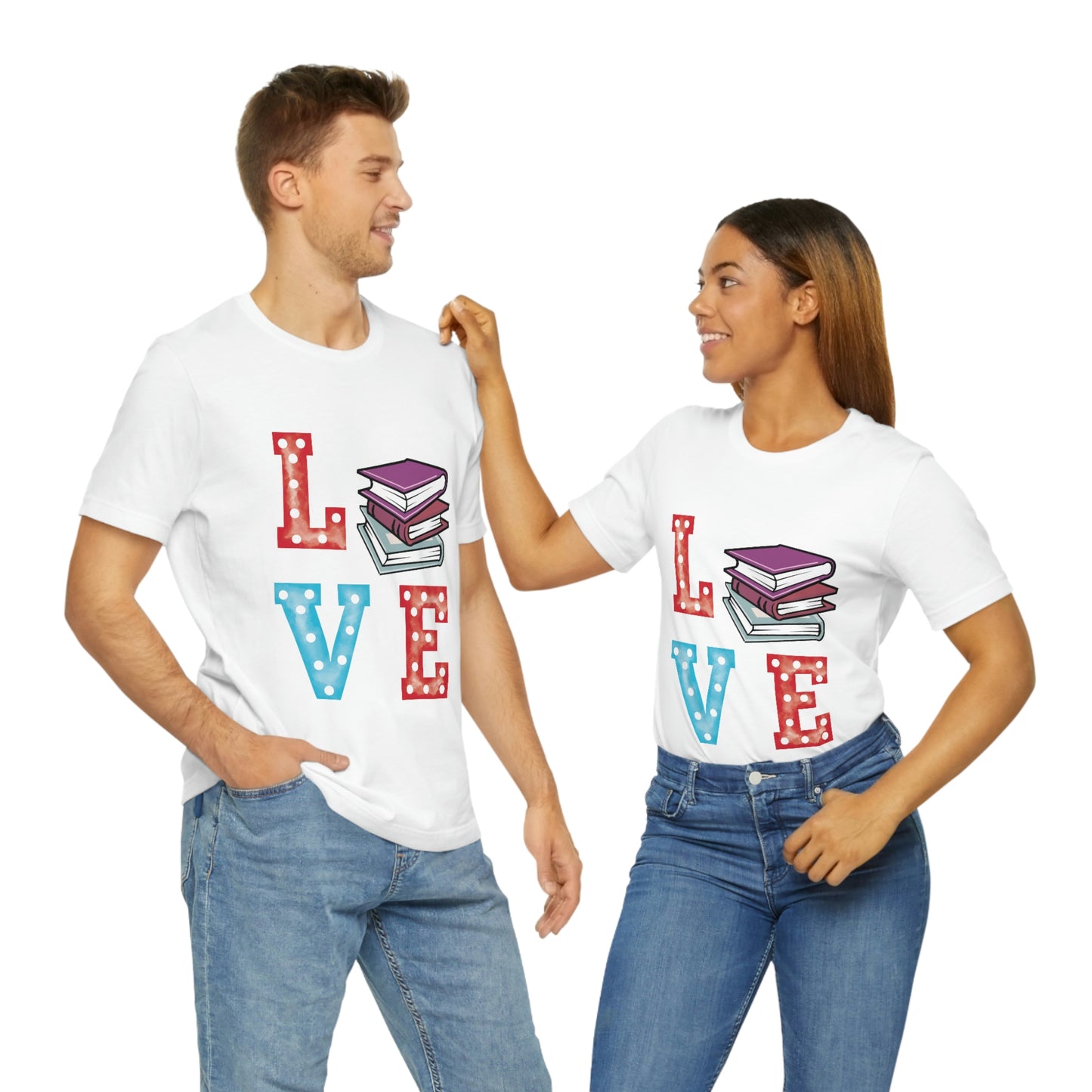 Book Love Unisex Jersey Short Sleeve Tee