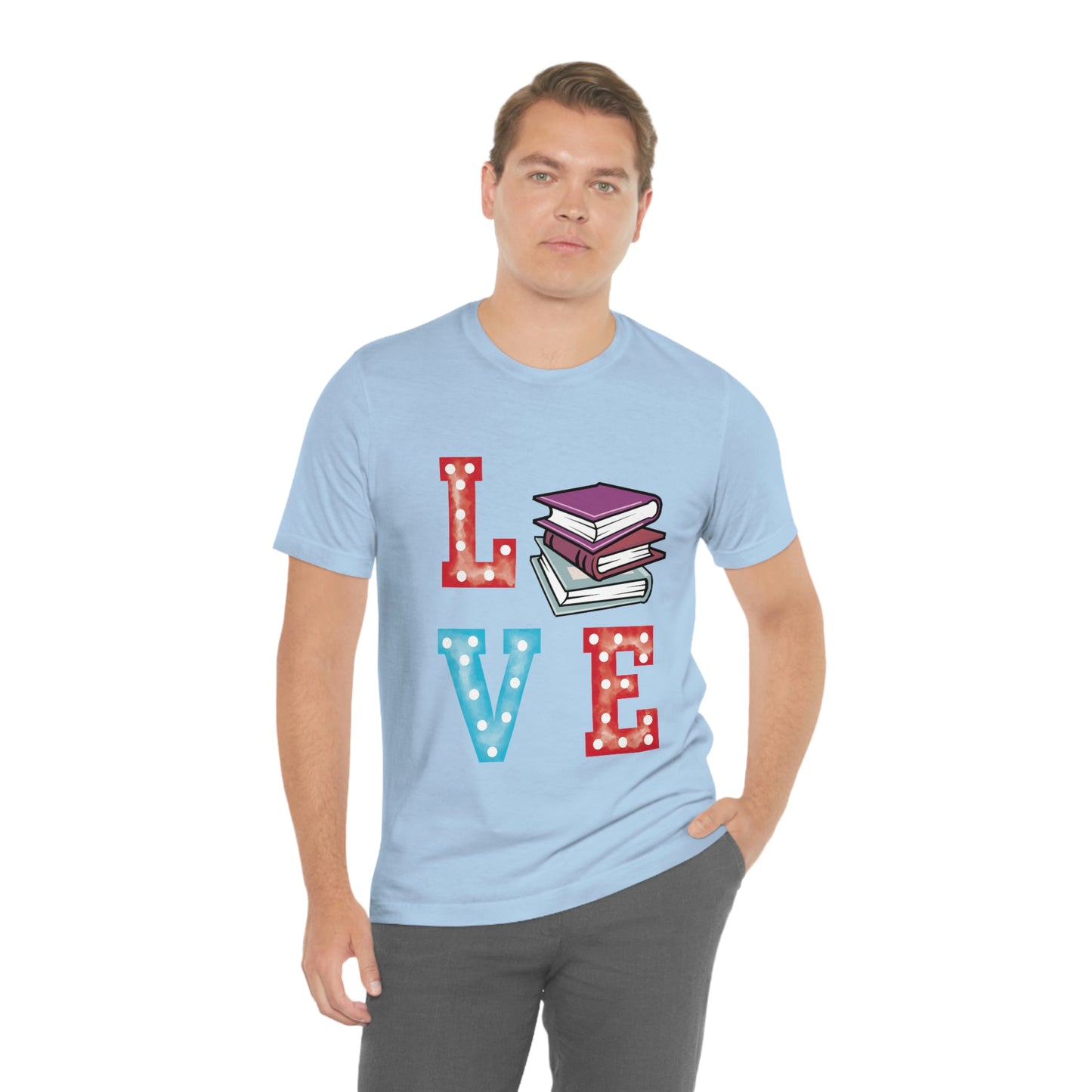 Book Love Unisex Jersey Short Sleeve Tee