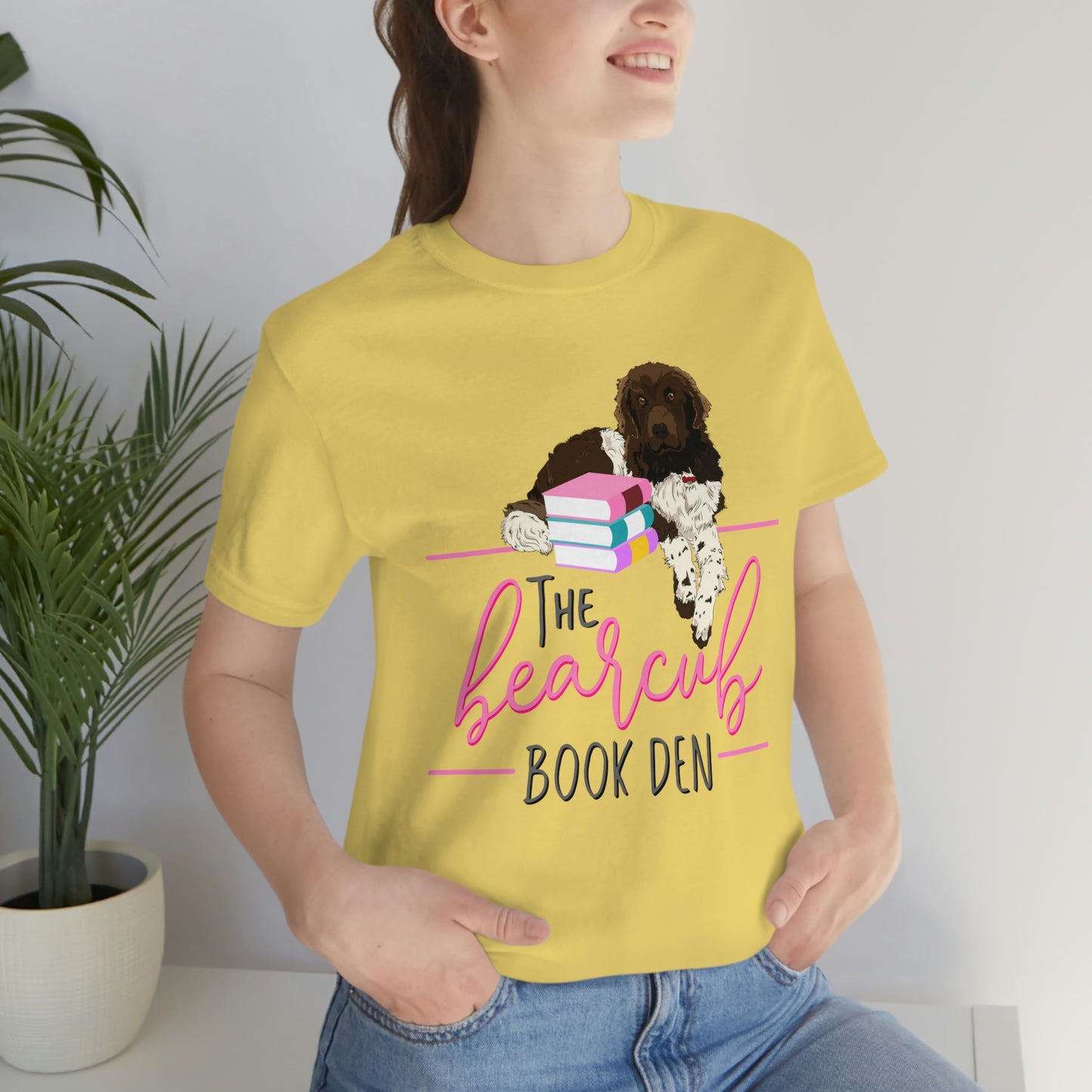 The Bearcub Book Den Unisex Jersey Short Sleeve Tee