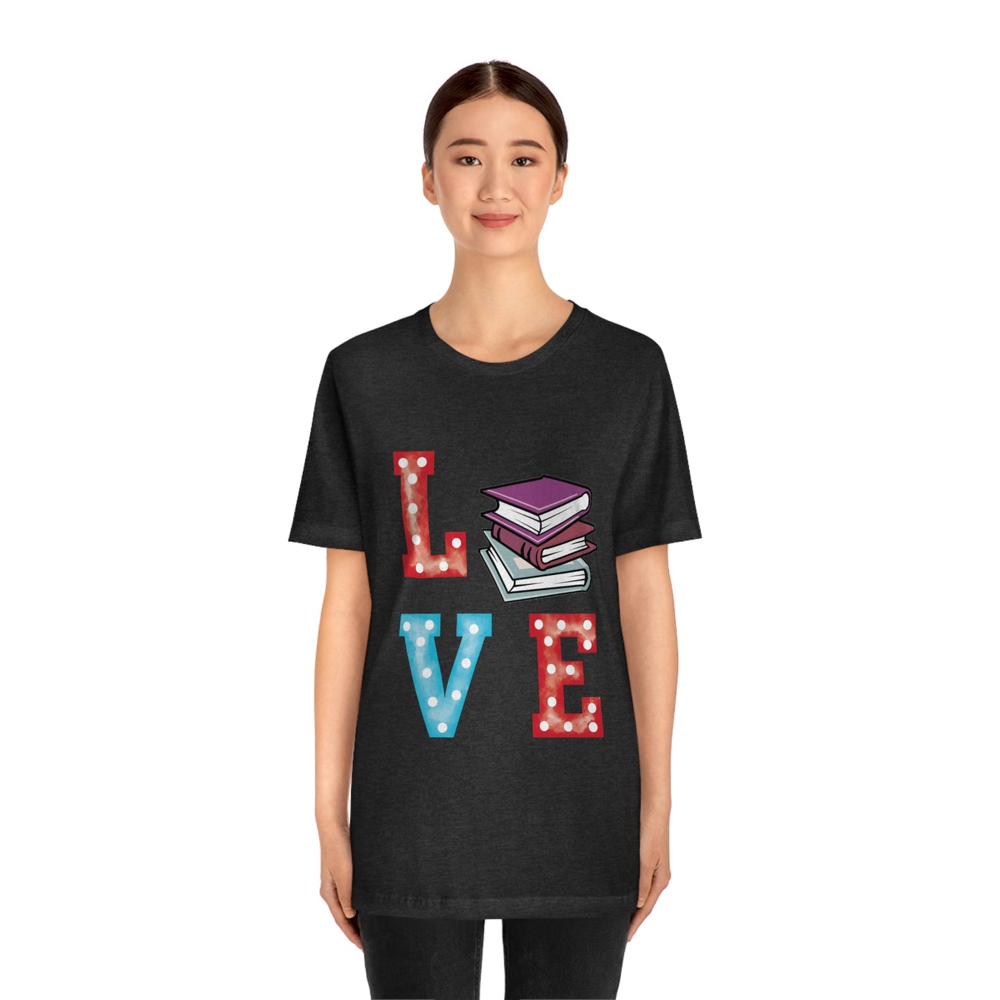 Book Love Unisex Jersey Short Sleeve Tee