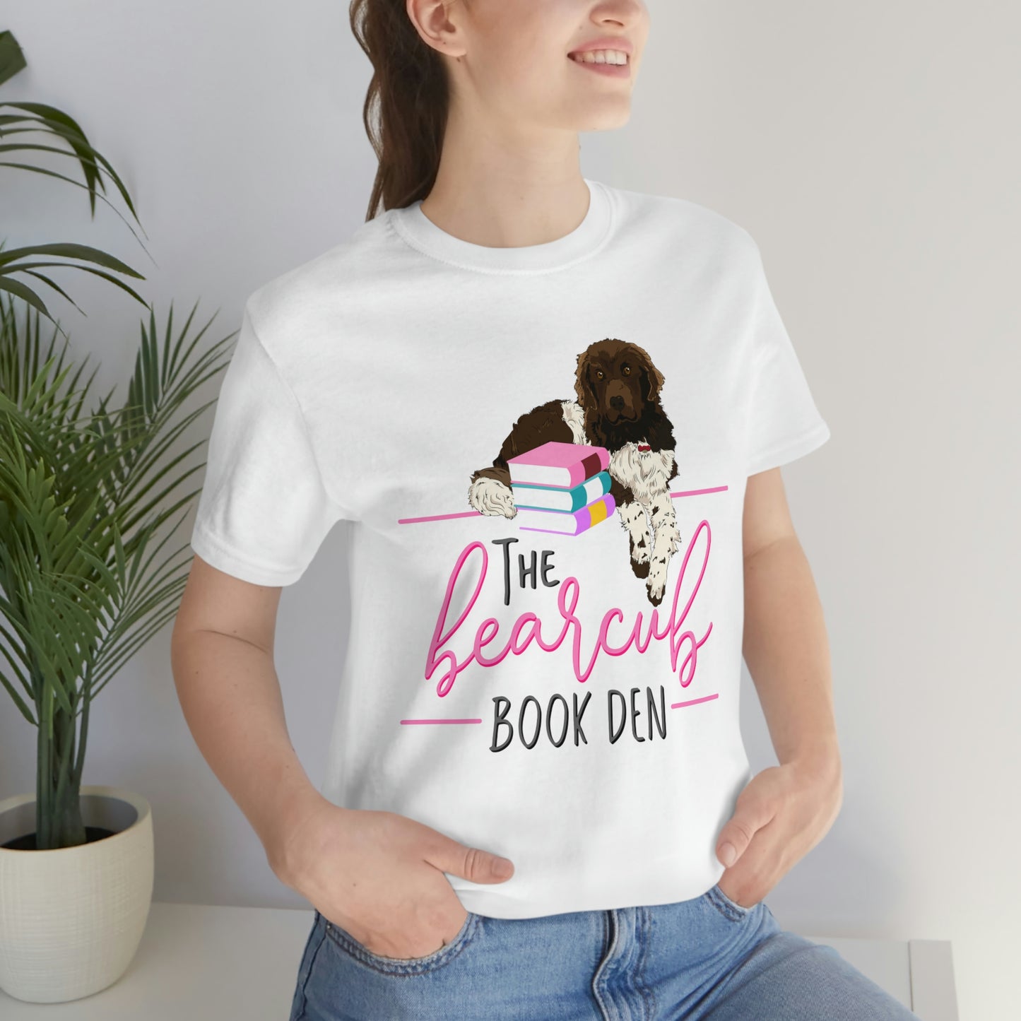 The Bearcub Book Den Unisex Jersey Short Sleeve Tee