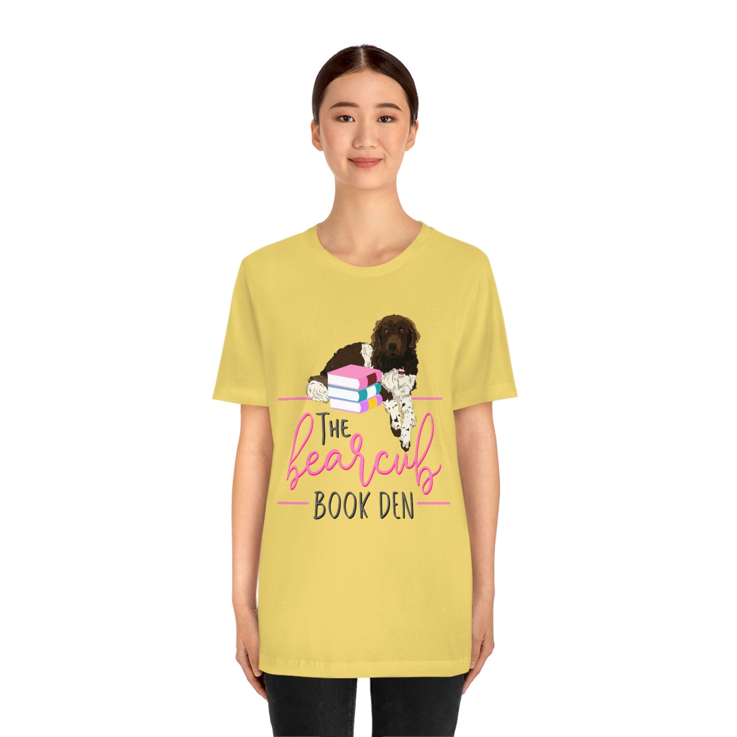 The Bearcub Book Den Unisex Jersey Short Sleeve Tee