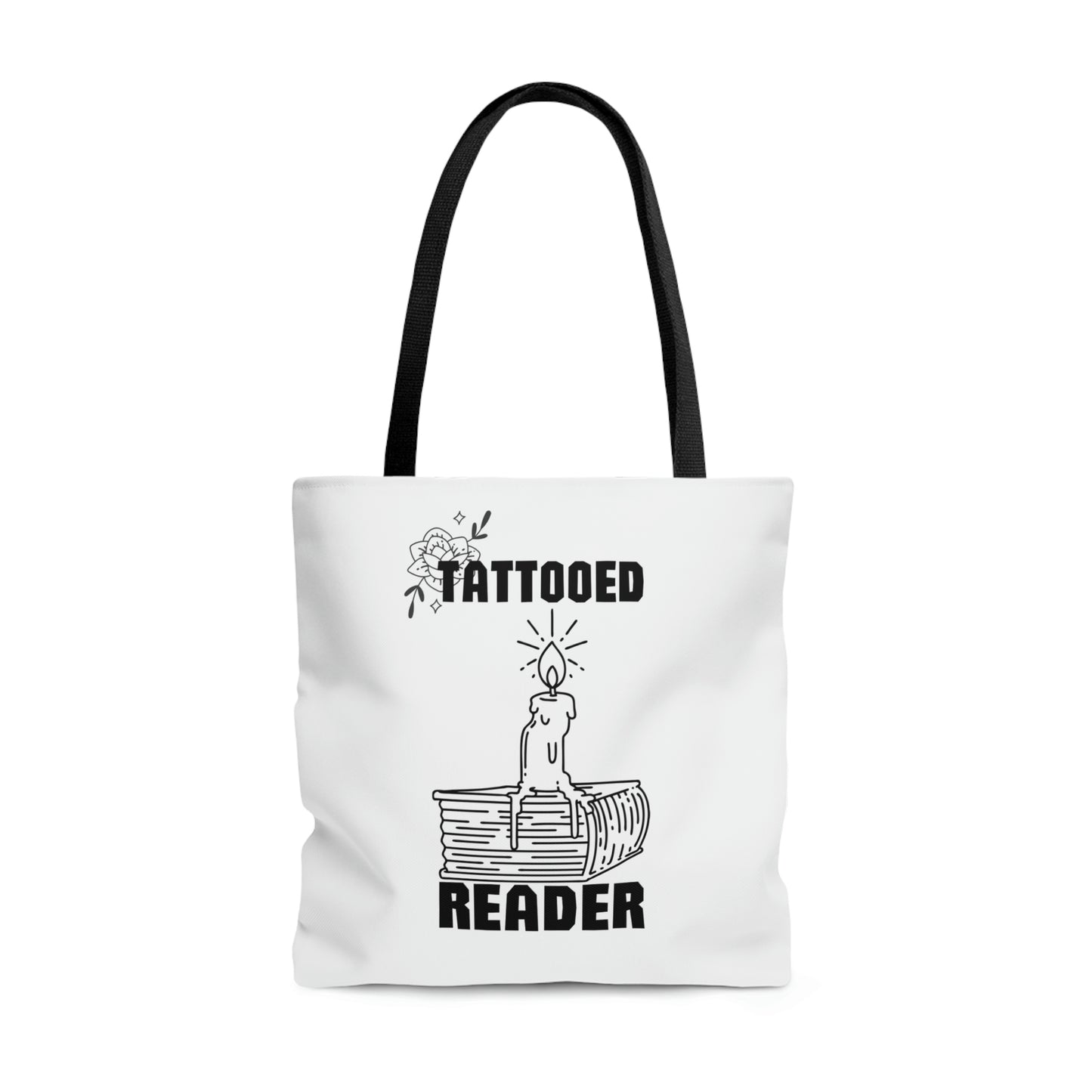 Tattooed Reader Tote Bag