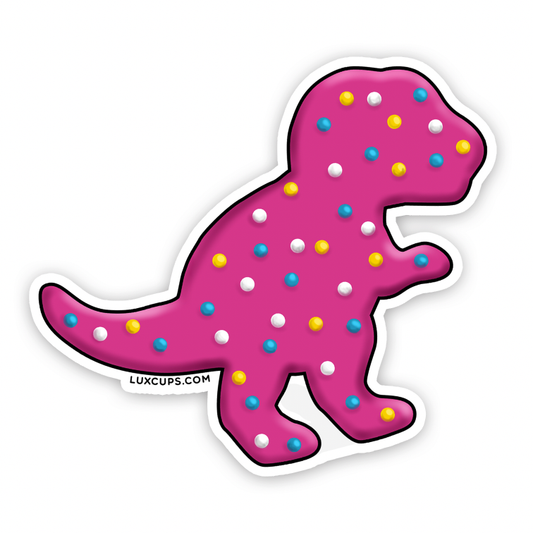 Dino Cookie Tyrannosaurus Sticker