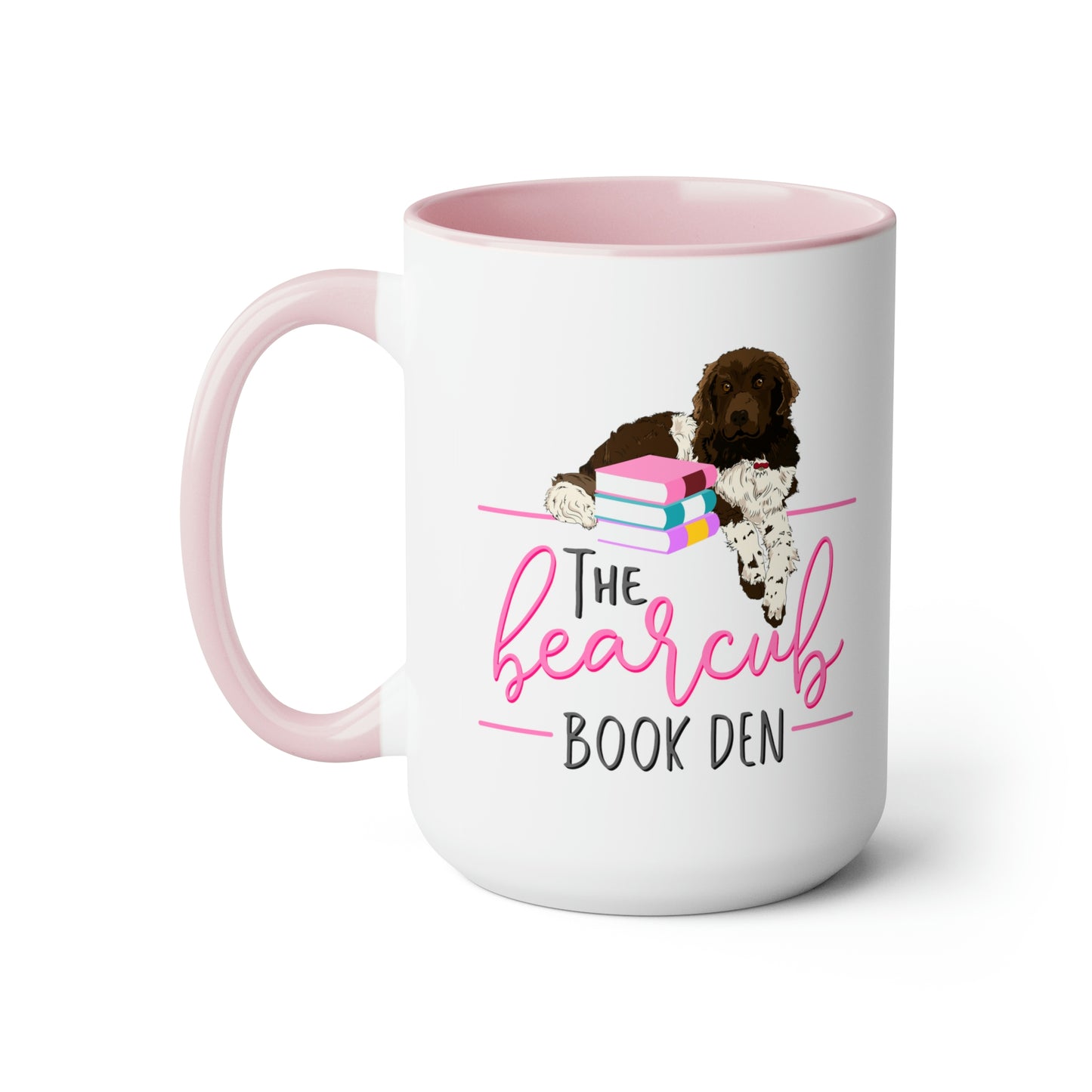 The Bearcub Book Den Two-Tone Coffee Mug, 15oz