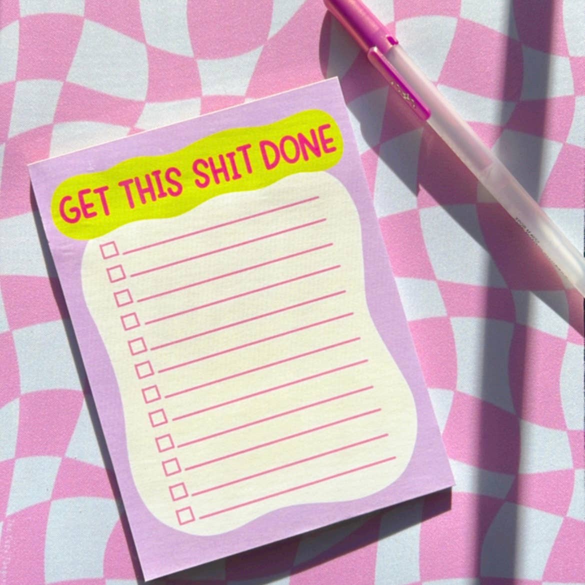 Get This Sh*t Done Notepad | To-Do List/Checklist Stationery