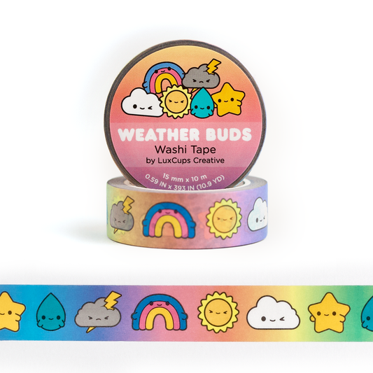 Weather Buds Washi Tape